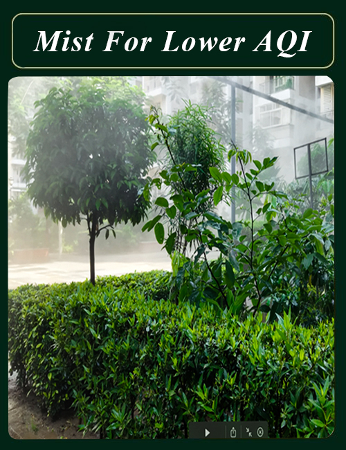 Mist For lower AQI