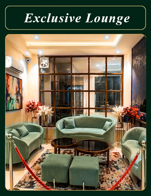 exclusive lounge