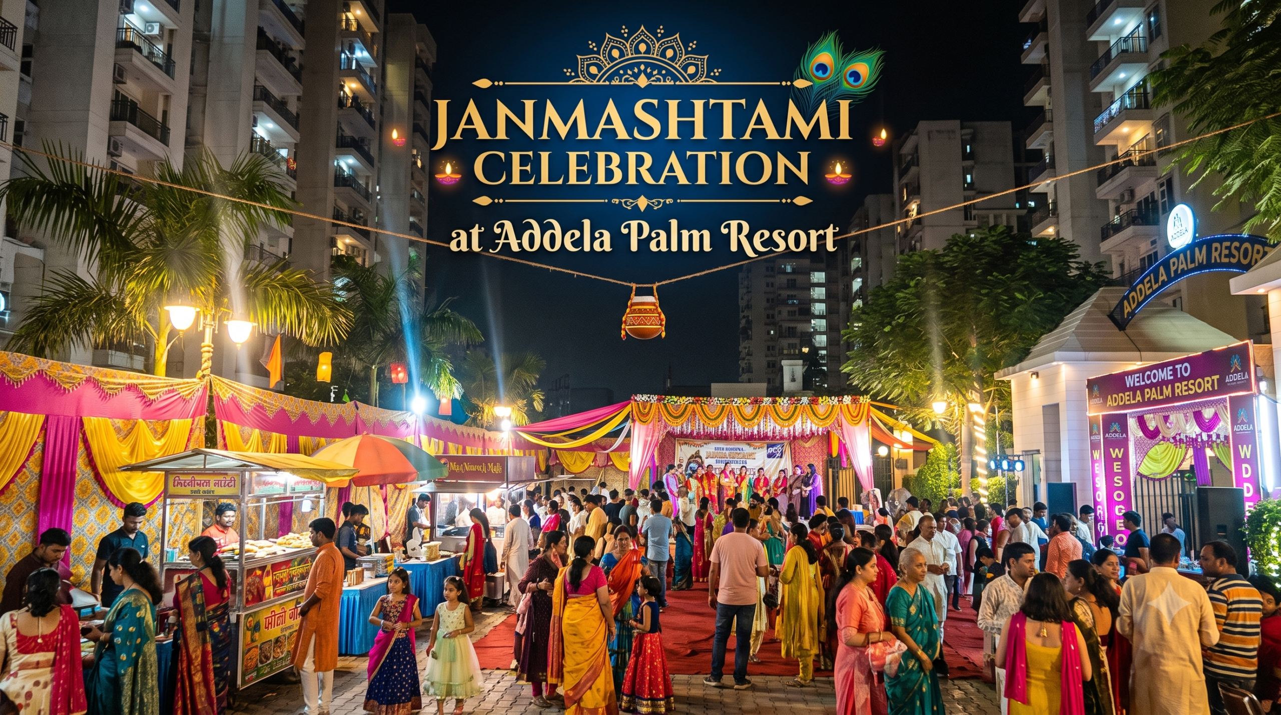 Janmashtami Celebration at Addela Palm Resort